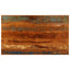 sofabord med hylde 100x60x35 cm massivt genbrugstræ
