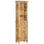 bogreol massivt mangotræ 50 x 30 x 180 cm