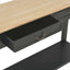 konsolbord 110 x 35 x 80 cm træ sort