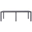 havebord 220 x 90 x 72 cm plastik rattanlook brun