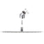 brusehoveder rainshower-funktion 2 stk. rustfrit stål Ø 40 cm