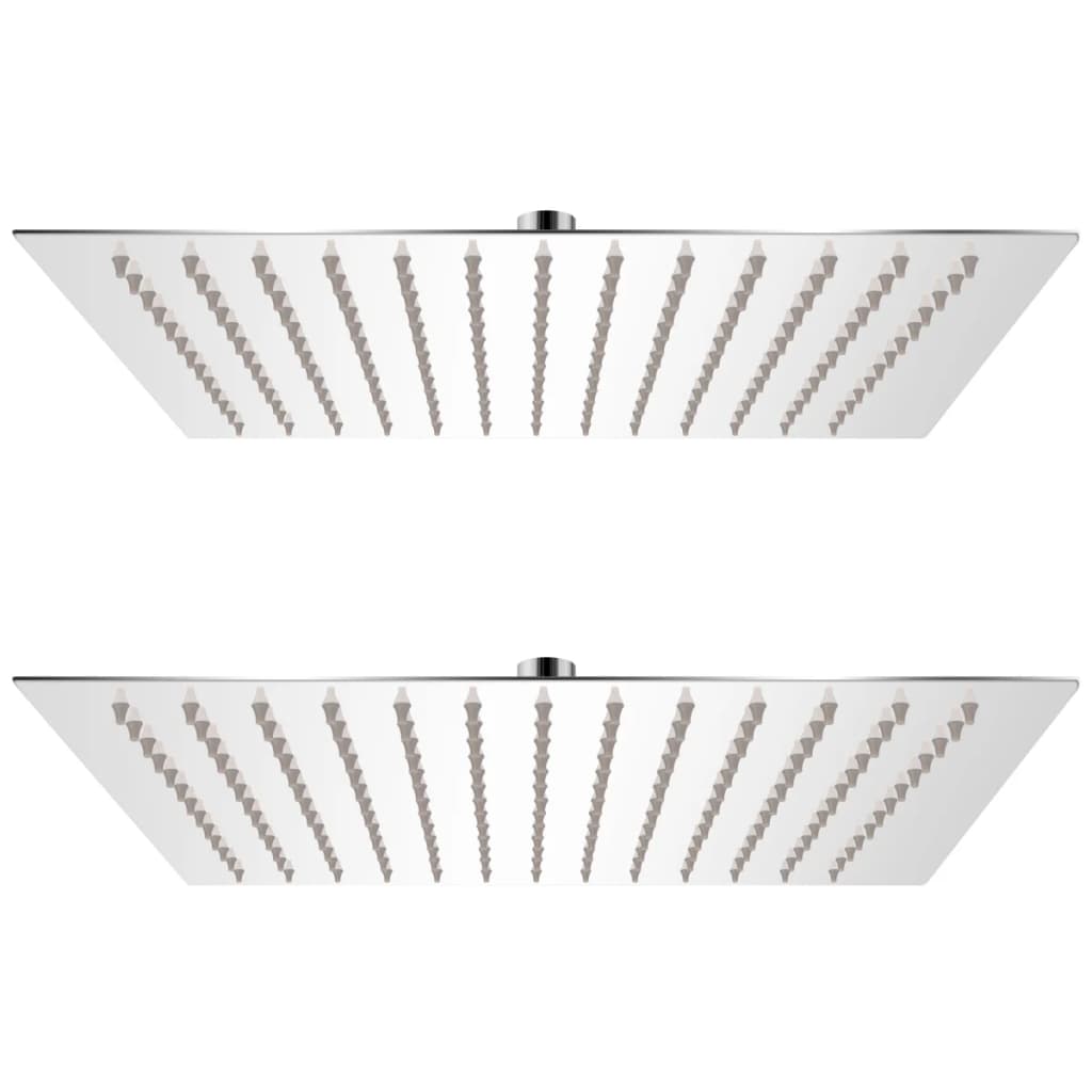 brusehoved rainshower-funktion 2 stk. rustfrit stål 25 x 25 cm billede