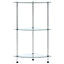 reol 3 hylder 30x30x67 hærdet glas transparent