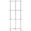 reol 4 hylder 30x30x100 cm hærdet glas transparent