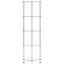 reol 5 hylder 30x30x130 hærdet glas transparent
