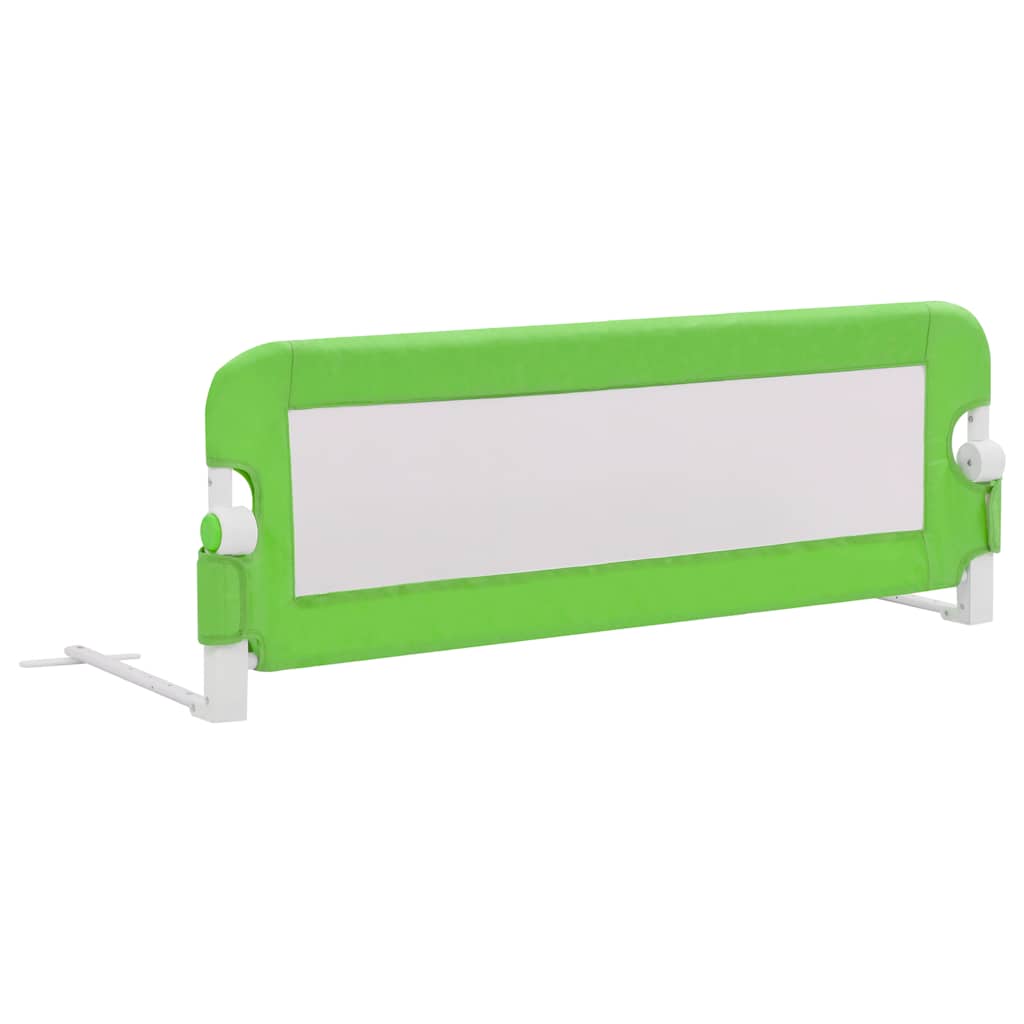 sengegelænder til barneseng 120 x 42 cm polyester grøn