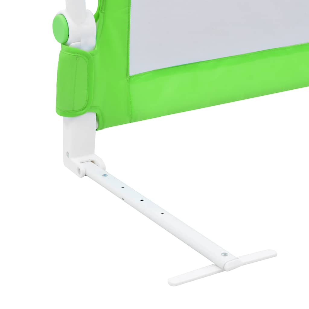 sengegelænder til barneseng 120 x 42 cm polyester grøn