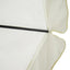 parasol 500 cm aluminium hvid