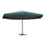 parasol 500 cm aluminium grøn