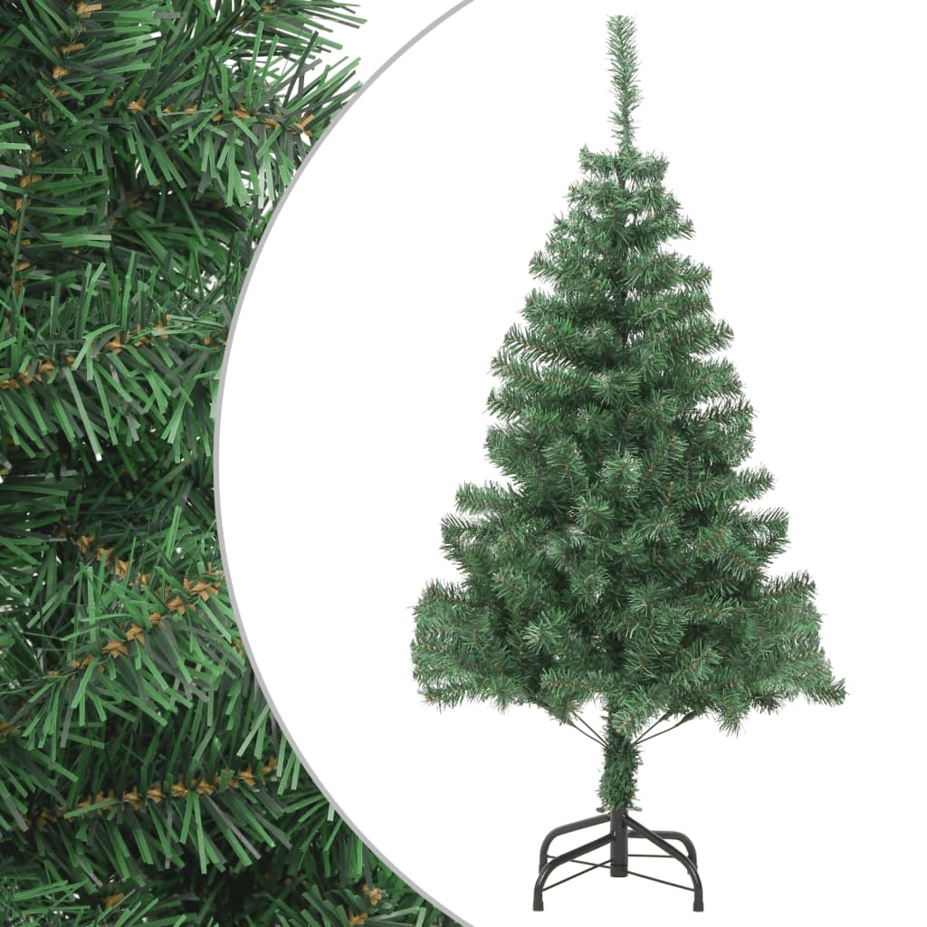 kunstigt juletræ med juletræsfod 210 cm 910 grene