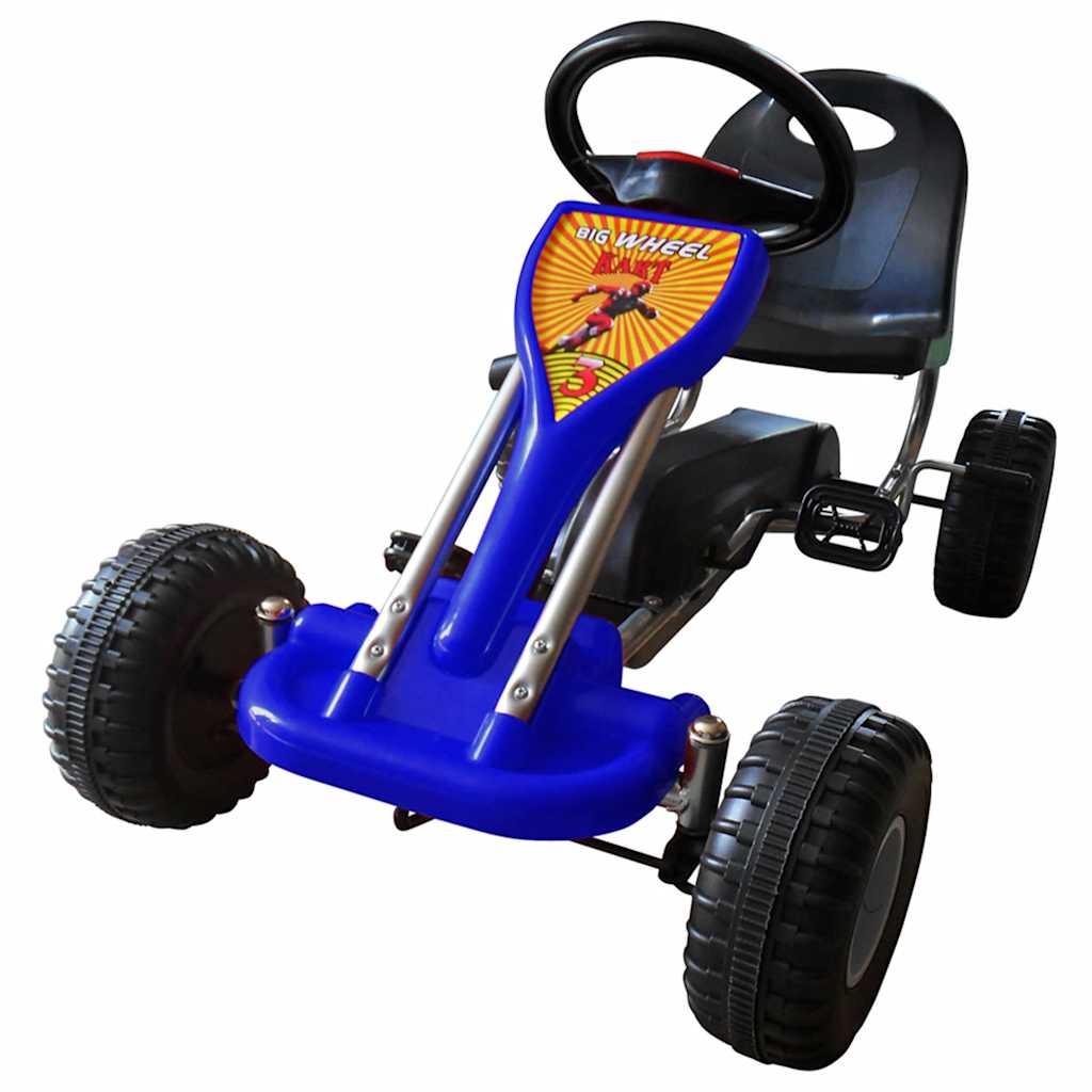 pedal-gokart blå billede