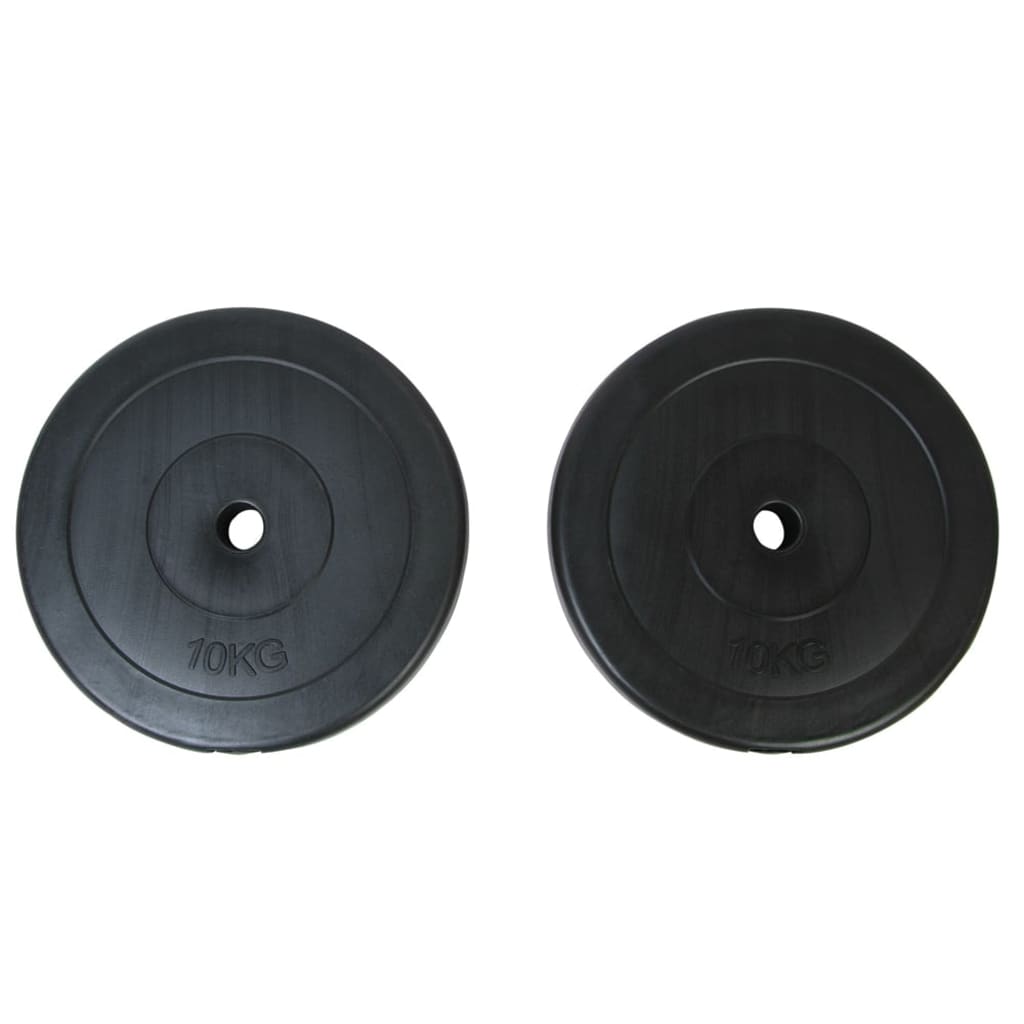 vægtskiver 2 x 10 kg billede