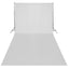 fotobaggrund uden stativ 600x300 cm bomuld hvid
