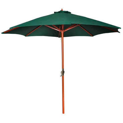 parasol 258 cm grøn