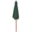 parasol 258 cm grøn