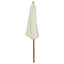 parasol 300x258 cm sandhvid