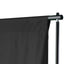 stativsystem til fotobaggrund 600 x 300 cm sort
