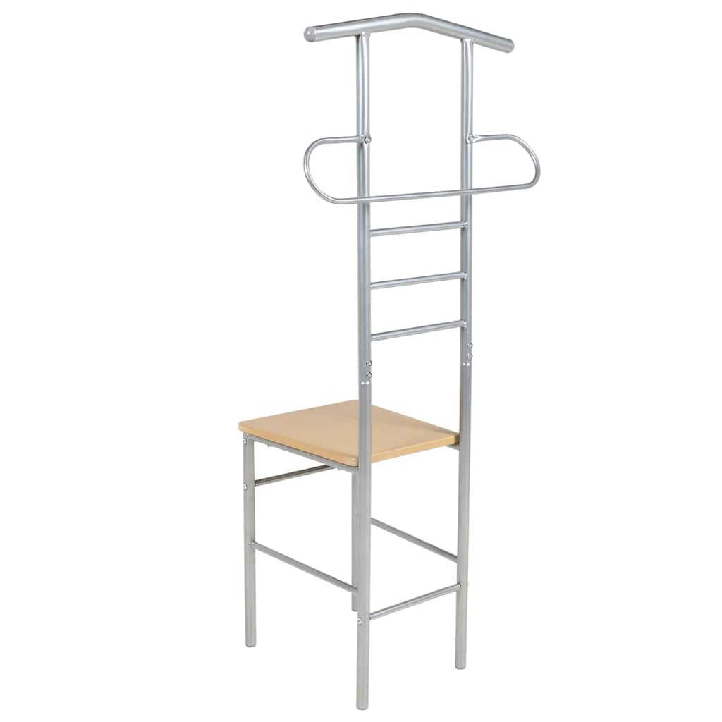 stumtjener med stol 2 stk. metal