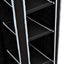 foldeklædeskab 110 x 45 x 175 cm sort