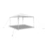 havepavillon med pyramideformet tag 3 x 3 m