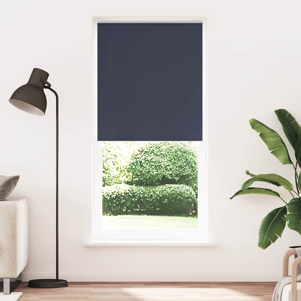 rullegardin mørklægning 84,4x230 cm stofbredde 80 cm marineblå