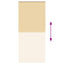 rullegardin mørklægning 104,4x230 cm stofbredde 100 cm beige