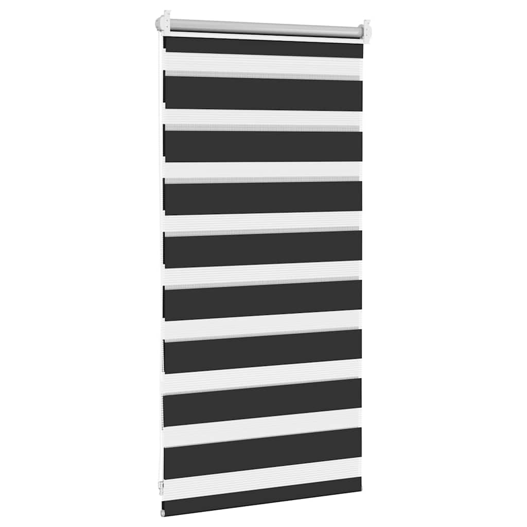 zebragardin 40,9x100 cm stofbredde 36,7 cm sort