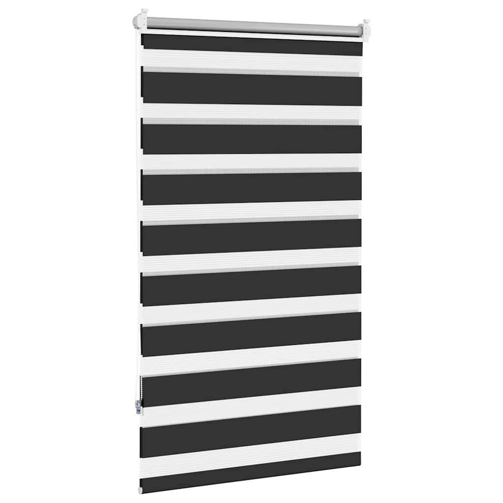 zebragardin 70,9x120 cm stofbredde 66,7 cm sort