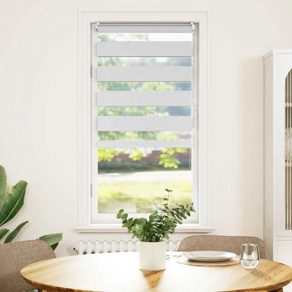 zebragardin 80,9x150 cm stofbredde 76,7 cm hvid