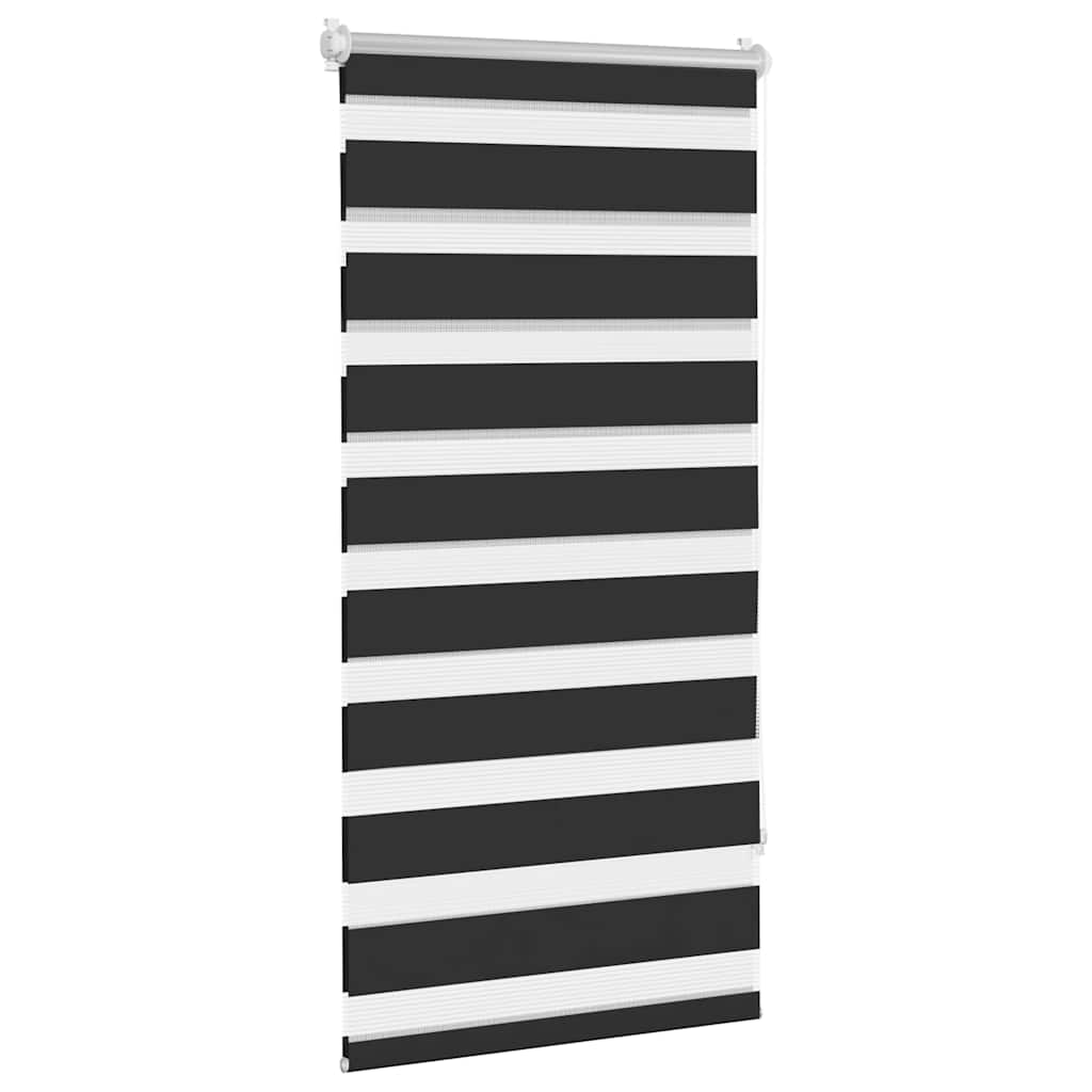 zebragardin 80,9x150 cm stofbredde 76,7 cm sort