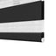 zebragardin 80,9x150 cm stofbredde 76,7 cm sort