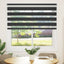 zebragardin 120,9x175 cm stofbredde 116,7 cm sort