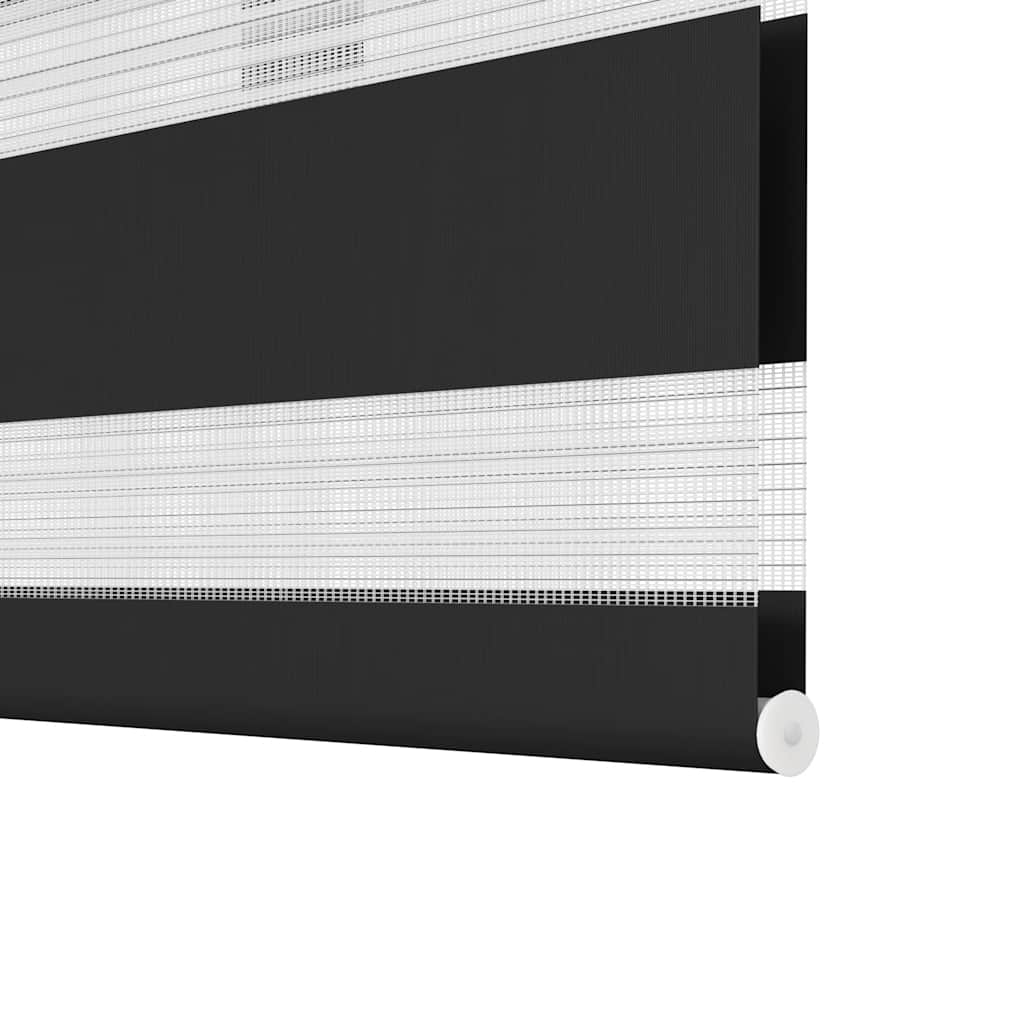 zebragardin 120,9x230 cm stofbredde 116,7 cm sort