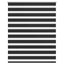 zebragardin 140,9x175 cm stofbredde 136,7 cm sort