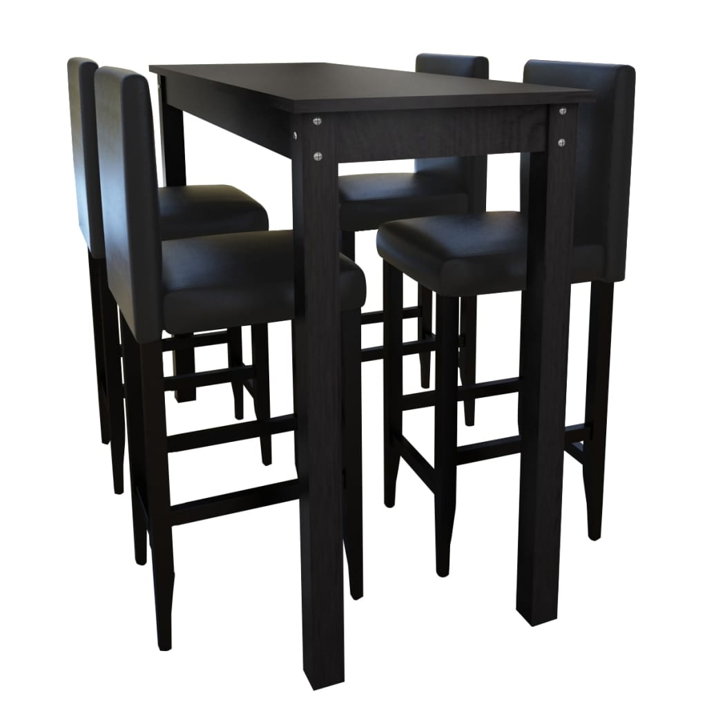 160725 Skammel 4-pack af London herunder tabeller sort billede