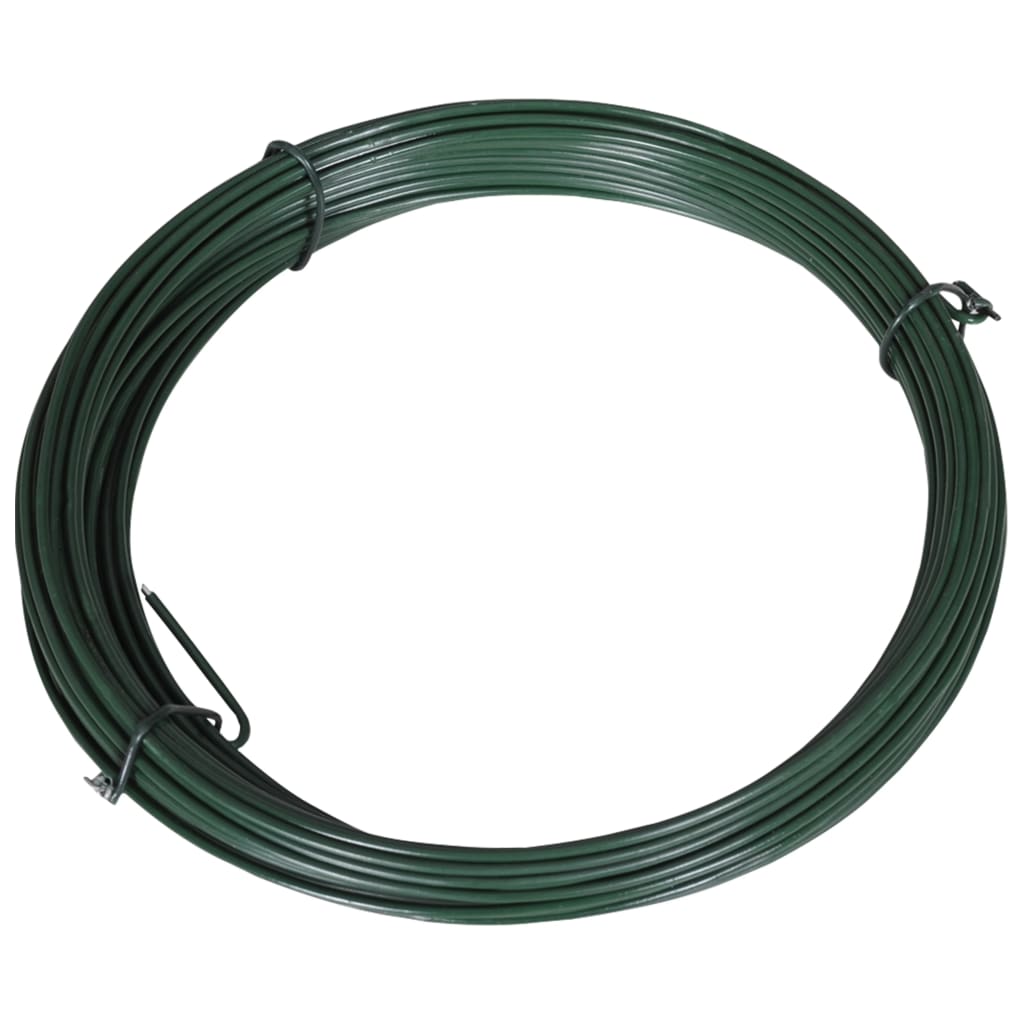 hegnstråd 25 m 1,4/2 mm stål grøn