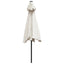 parasol 3 m stålstang sandhvid