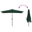 parasol 200x300 cm rektangulær grøn