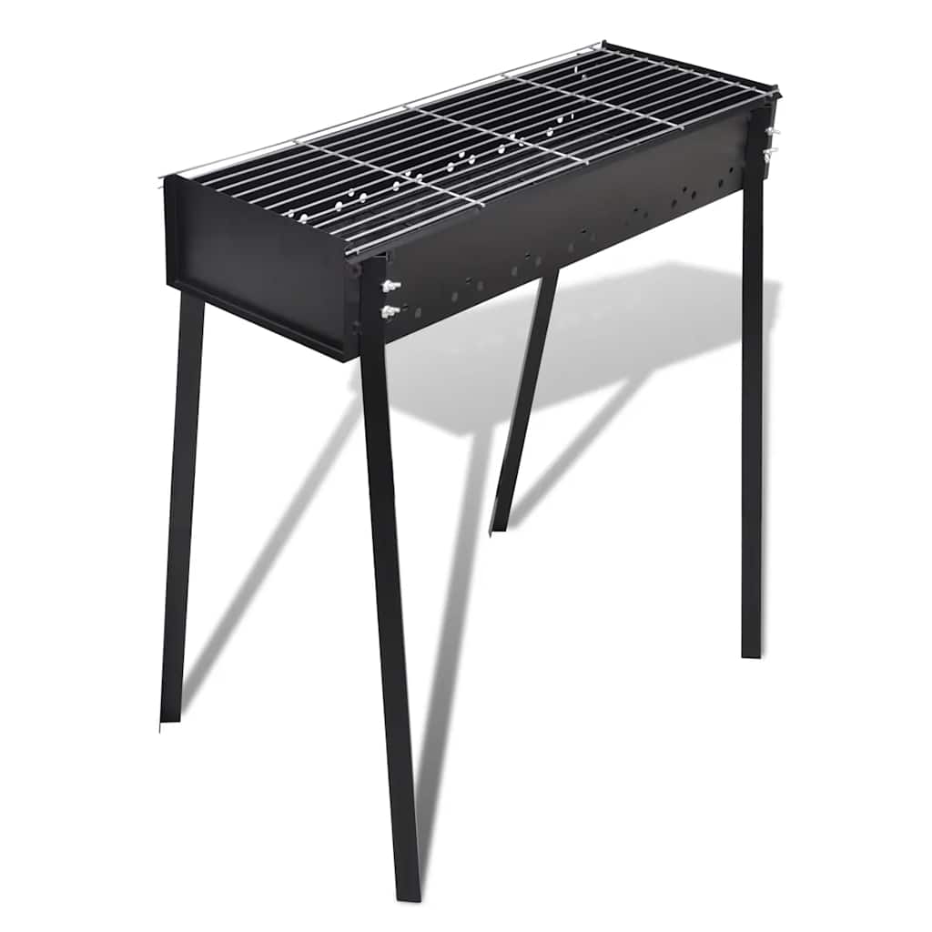 firkantet kulgrill 75 x 28 cm billede