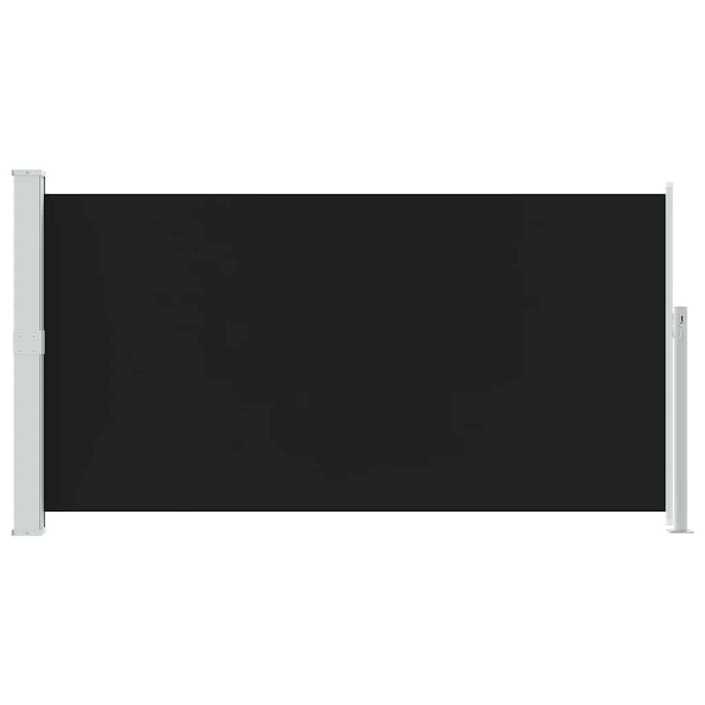 sidemarkise til terrasse 160x300 cm sort