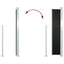sidemarkise til terrasse 160x300 cm sort