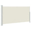 sidemarkise til terrasse 160x300 cm cremefarvet
