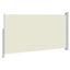 sidemarkise til terrasse 160x300 cm cremefarvet