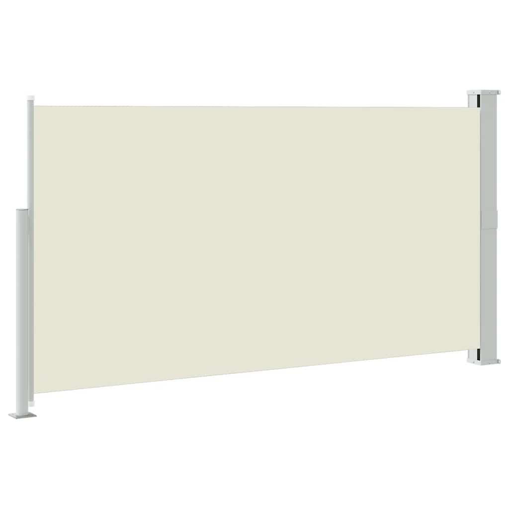sidemarkise til terrasse 160x300 cm cremefarvet