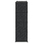 modulskab 9 rum 109x36,5x143 cm sort og hvid
