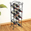 vinreol til 21 flasker metal