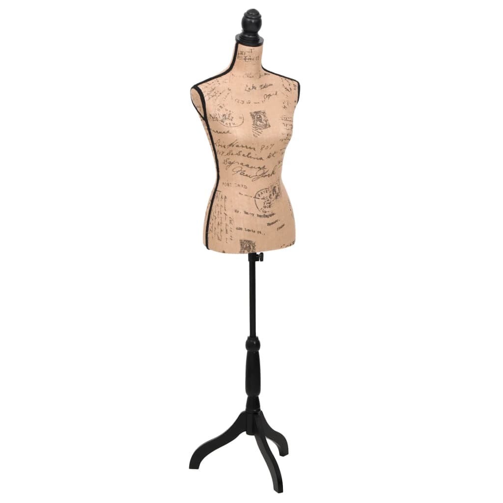damegine jute brun og sort