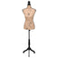 damegine jute brun og sort