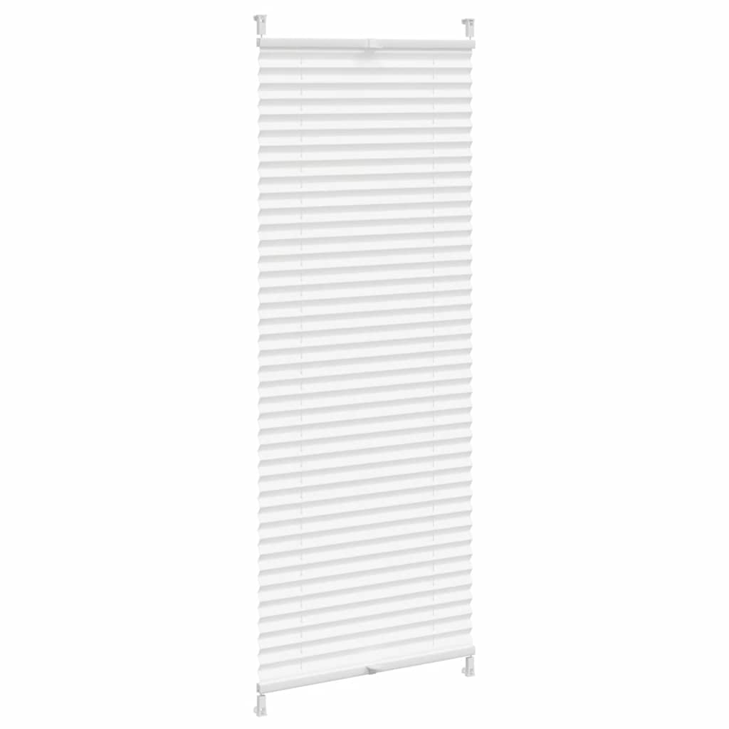 Plisserede blinde 40x125 cm hvid