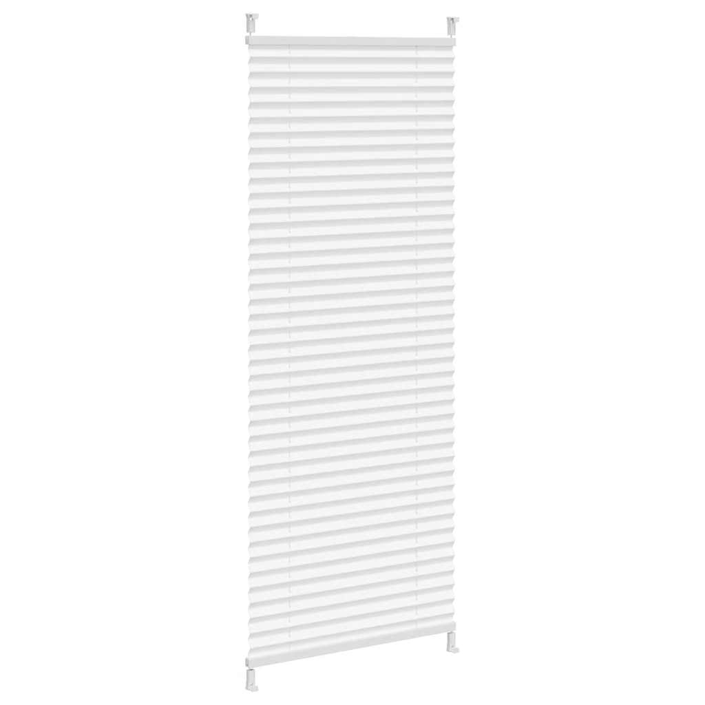Plisserede blinde 40x125 cm hvid